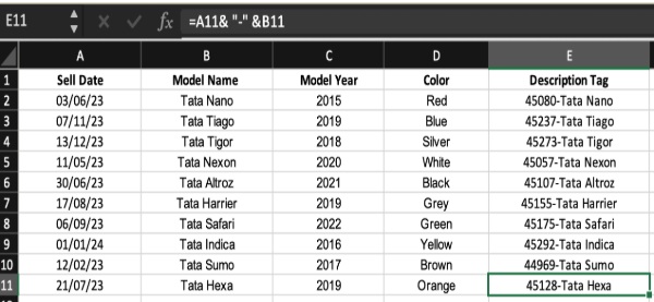 Using CONCATENATE Function With Dates